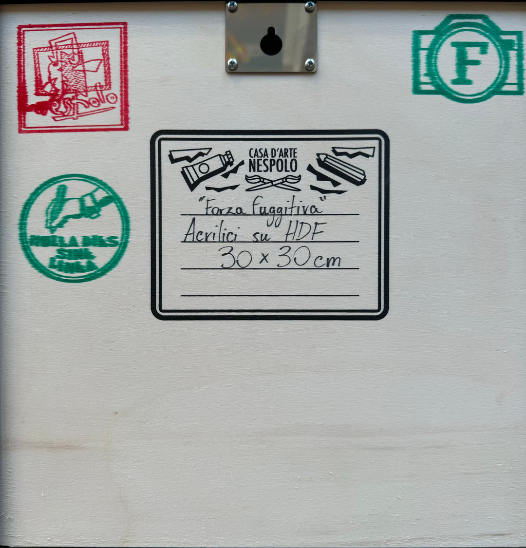 Forza fuggitiva | Ugo Nespolo