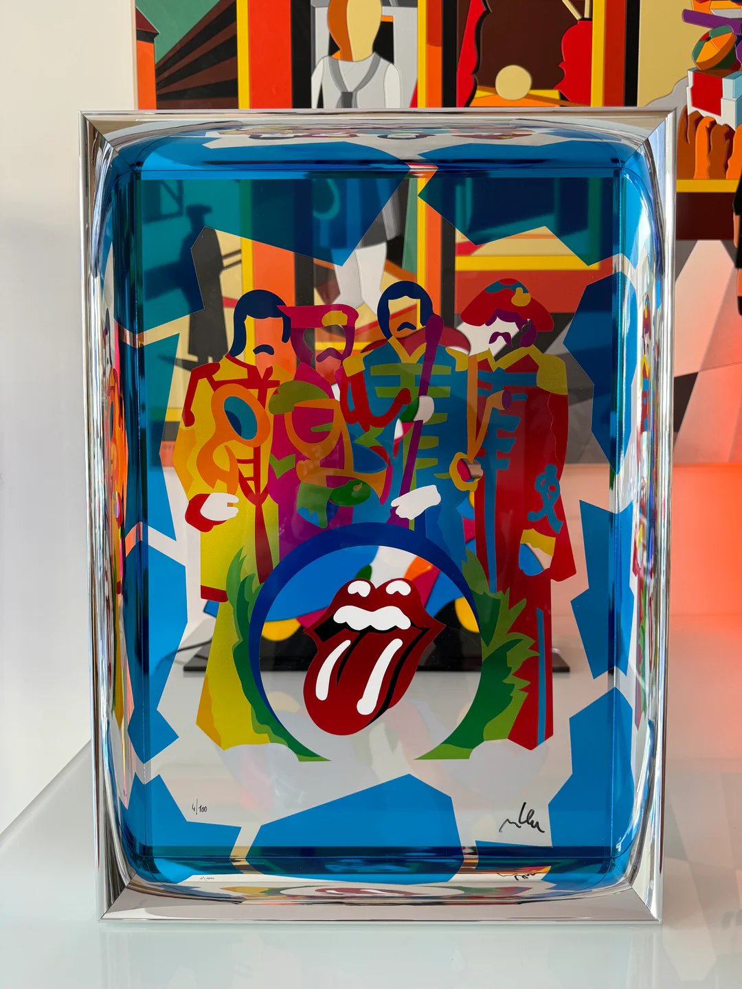 Opera Incorniciata: SGT Pepper Vinyl (Plexiglass) | Marco Lodola