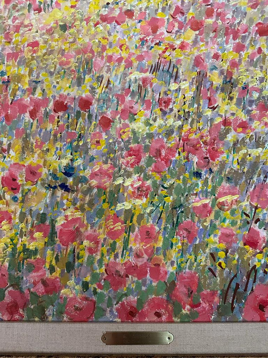 A meadow of spring flowers and poppies | Michele Cascella