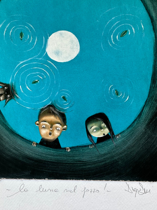 "La Luna nel pozzo!" | Diego Santini