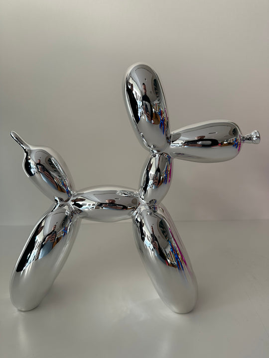 Ballon Hund Silber L (Nachher) | Jeff Koon