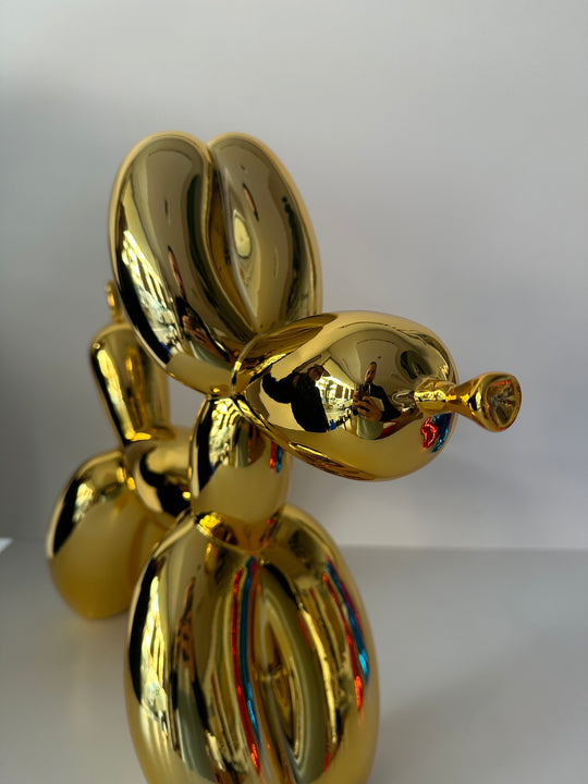 Ballon Hund Gold XXL (Nachher) | Jeff Koon