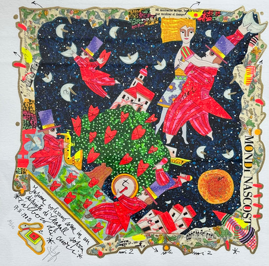 Gemeinsam fliegen wir wie in einem Gemälde von Chagall | Francesco Musante