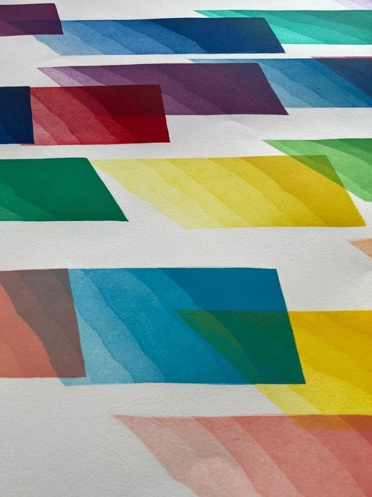 Color fax III | Piero Dorazio