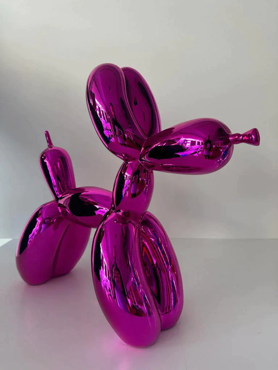 Ballon Hund Rosa XXL (Nachher) | Jeff Koon