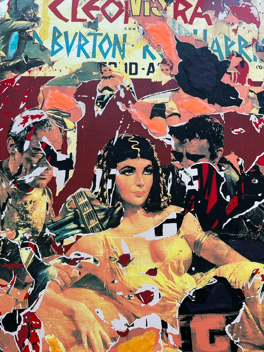 Cleopatra e Richard Burton | Mimmo Rotella