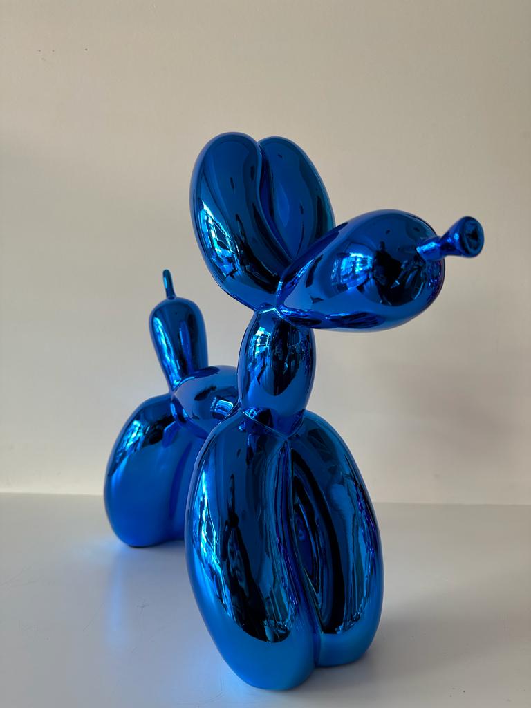 Balloon Dog Blue XXL (After)