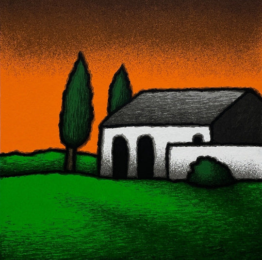 Bauernhaus bei Sonnenuntergang | Tino Stefanoni
